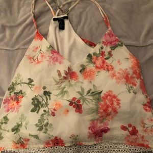 Forever 21 flowered blouse 💗